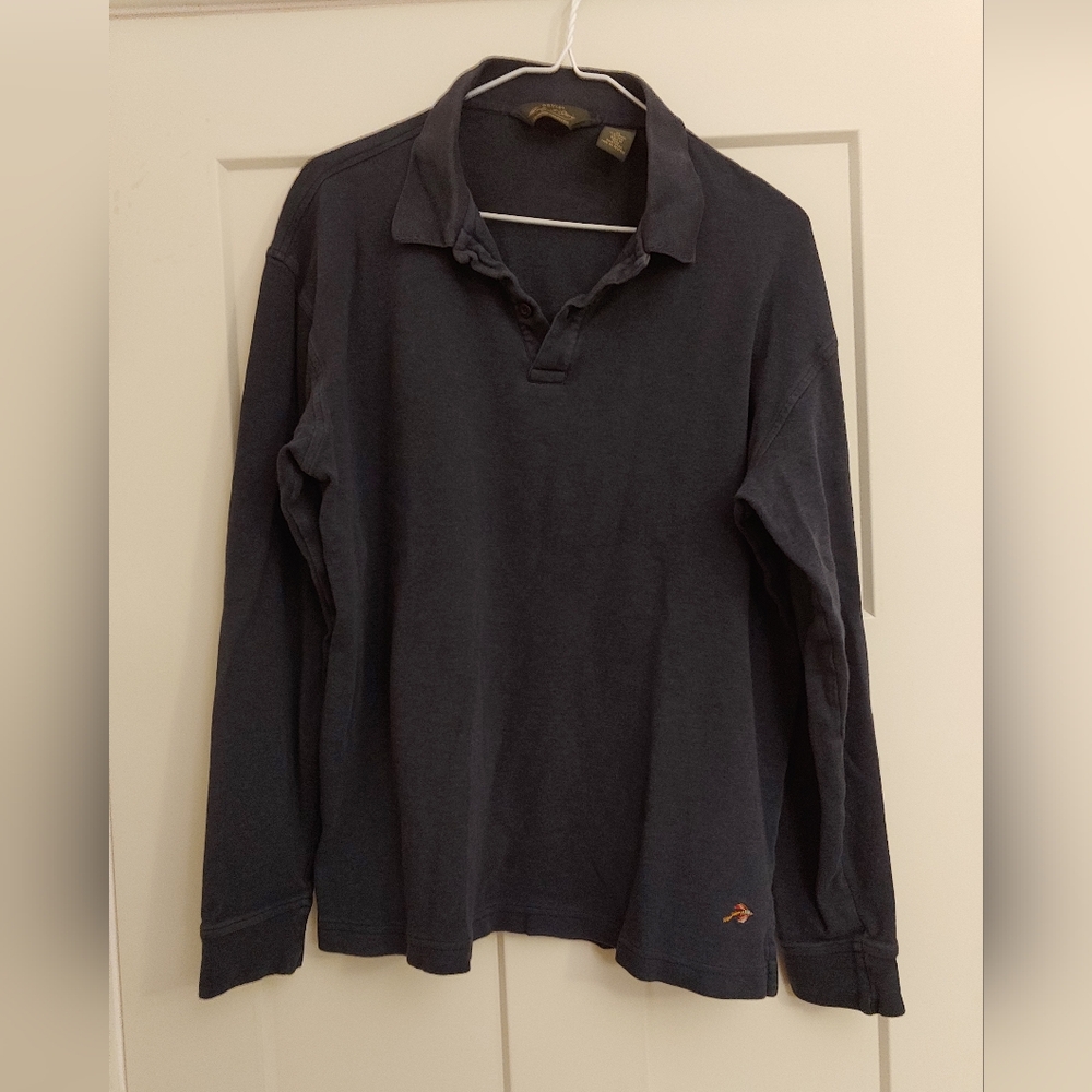 Orvis men's long sleeve polo shirt